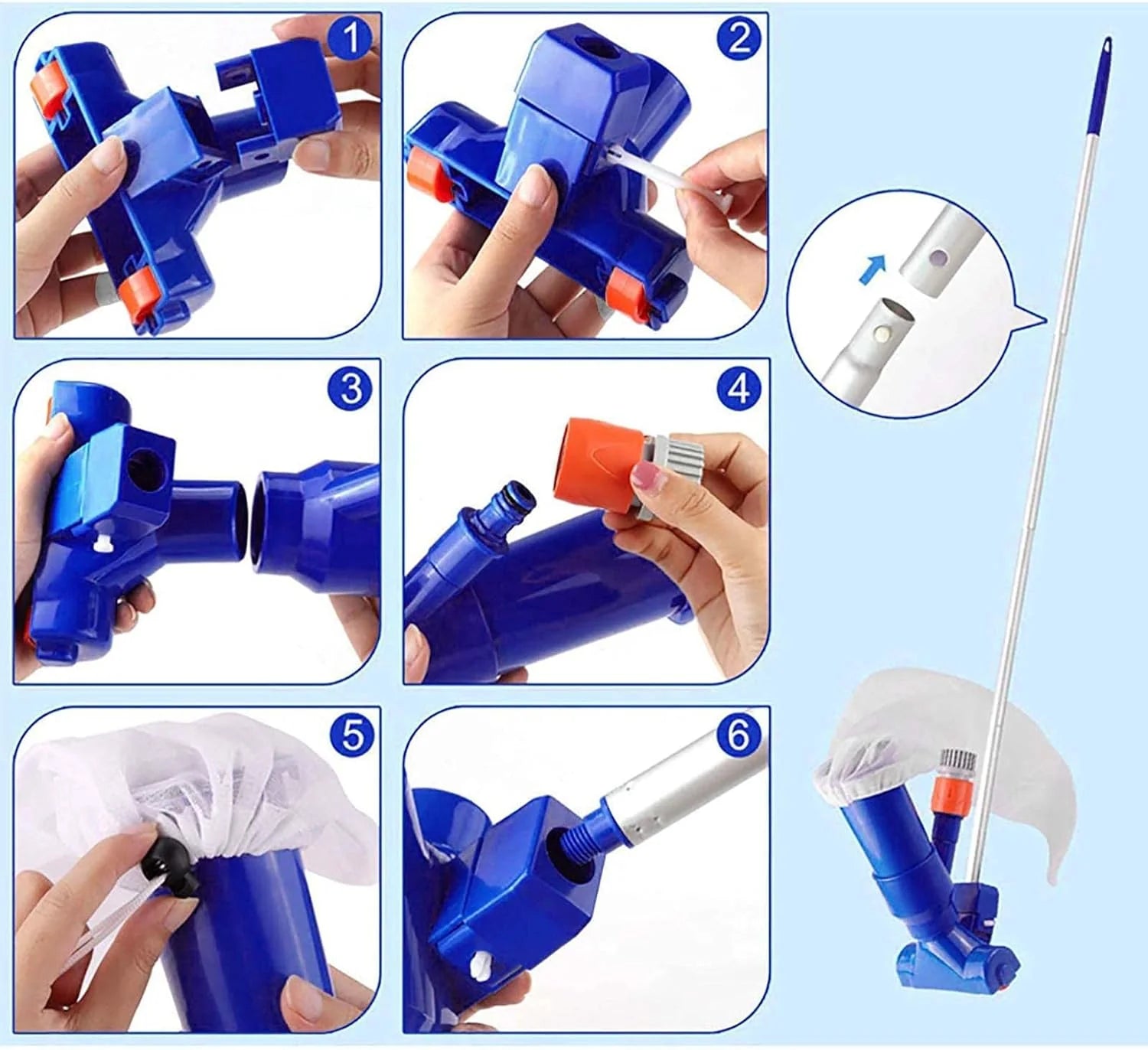 Vakuumski čistač bazena | POOLOVER