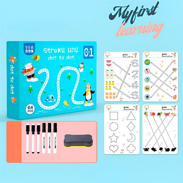 Edukativna Knjiga za Crtanje i Logičke Zadatke | DOTODOT