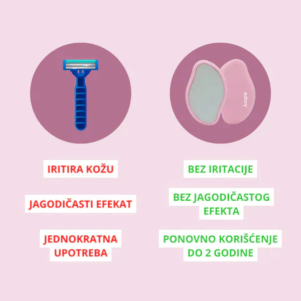 Magični depilator sa kristalima