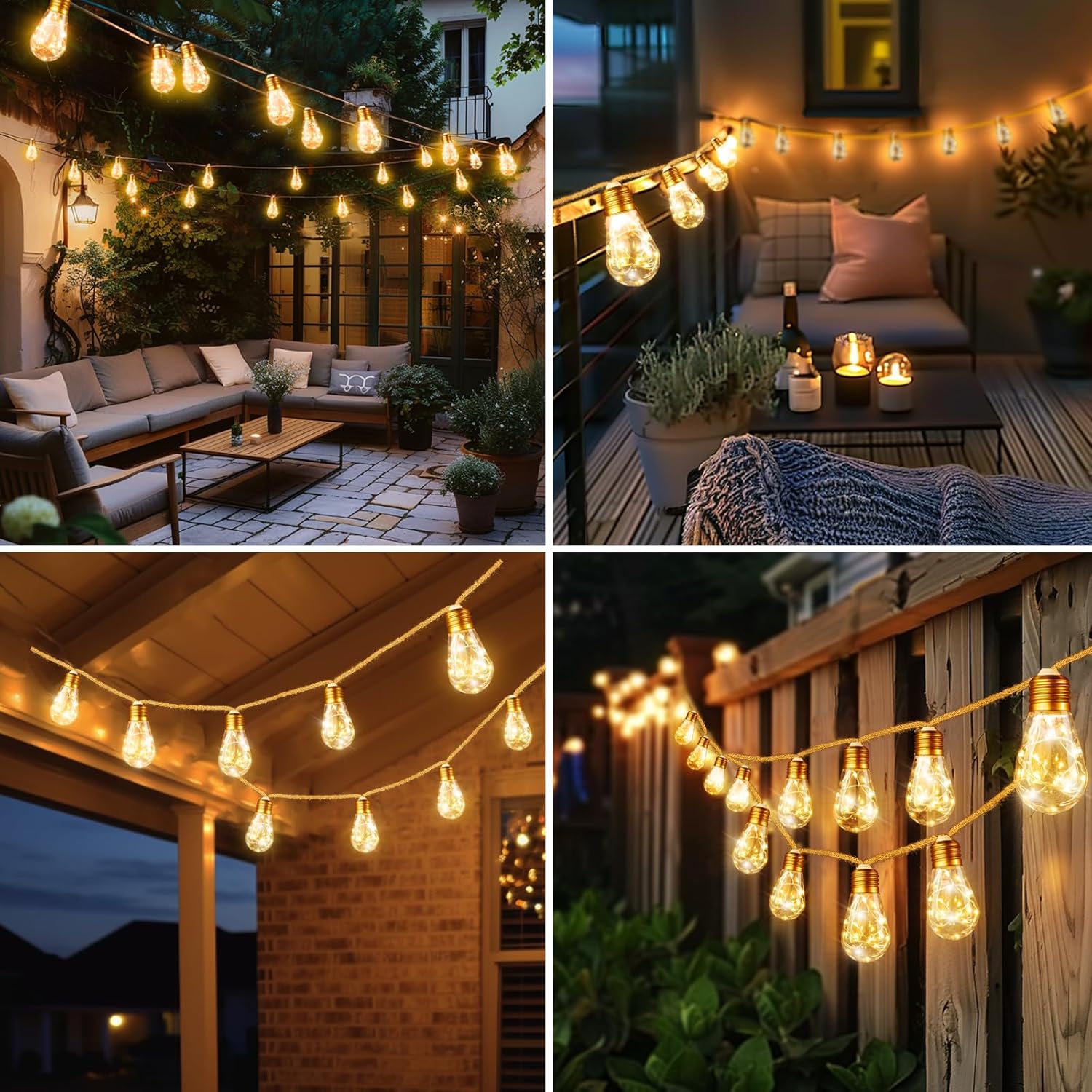 Solarne LED Lampice 8m